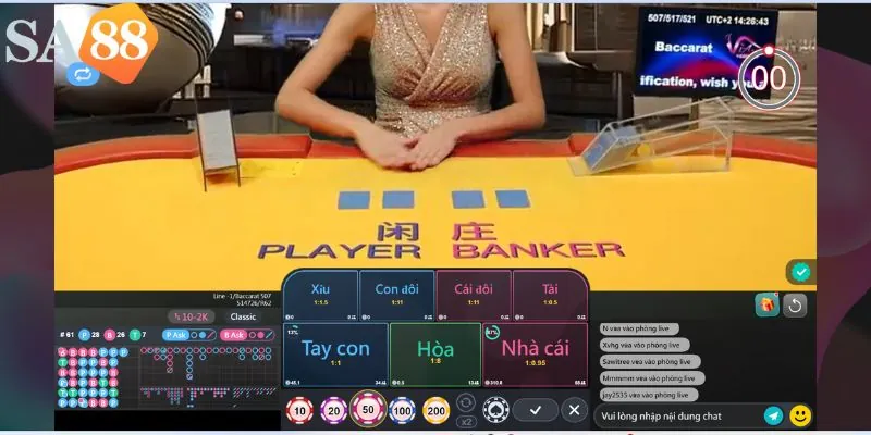 Cách chơi Baccarat AE Sexy dễ hiểu nhất