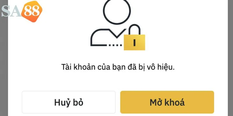 Tìm hiểu nguyên do khóa tài khoản và yêu cầu mở lại